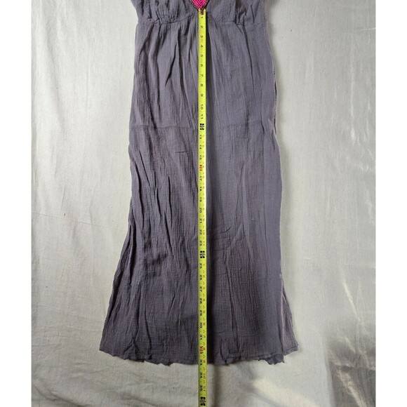 Ella Moss Women’s Gray Maxi‎ Dress | Sleeveless Beaded Neckline Size XS - Picture 7 of 12